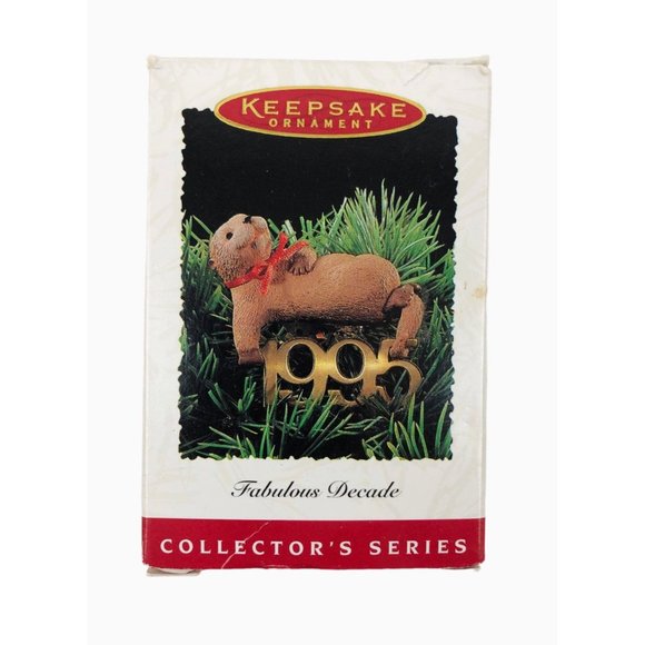 Hallmark Keepsake Ornament Fabulous Decade Otter 1995 6th In Collectors Series - Picture 1 of 10